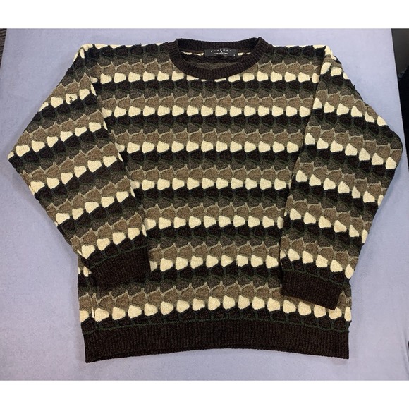 Protégé Other - Vintage Protege Collection Sweater Mens Large Multicolor Classic Style 90s Knit